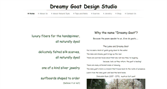 Desktop Screenshot of dreamygoatdesign.com